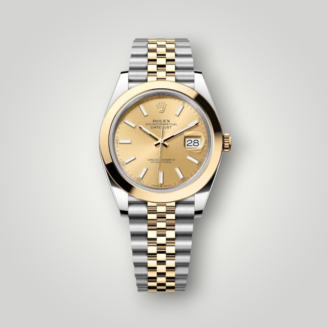 Rolex Datejust 41mm 126303 Champagne Index Dial Jubilee Bracelet ( 2019 )