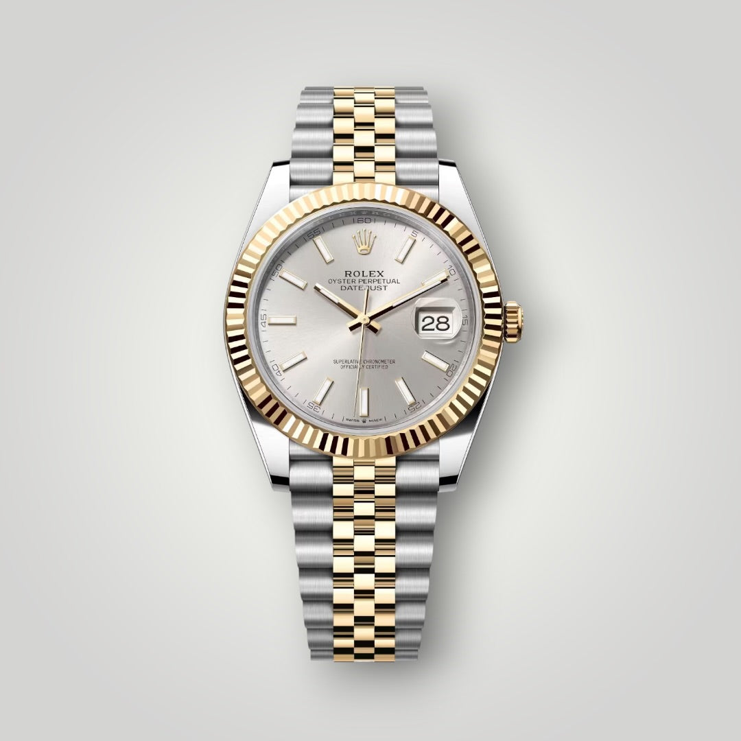 Rolex Datejust 41mm 126333 Steel and Yellow Gold Silver Index Dial Jubilee Bracelet ( 2026 )