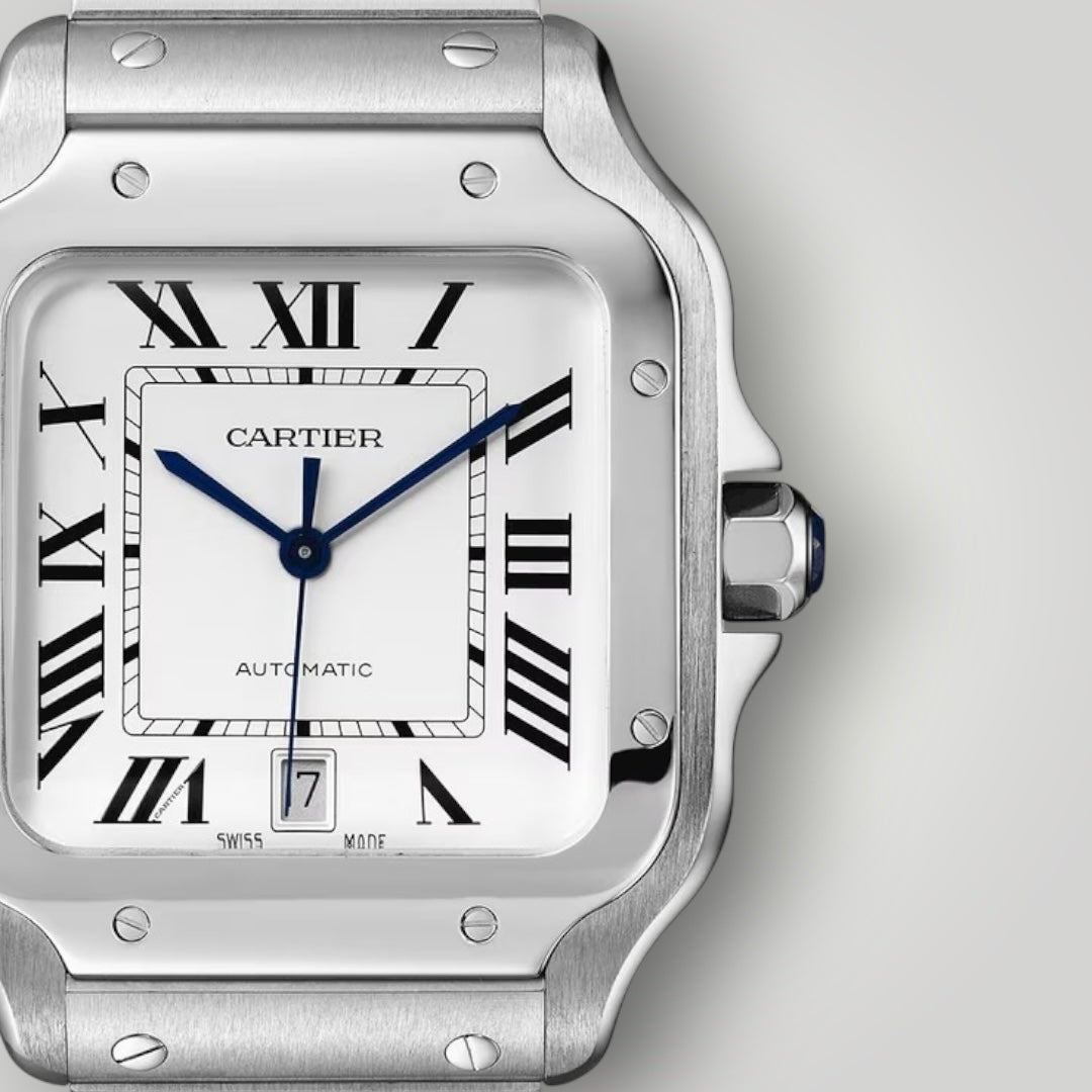 Cartier Santos Large WSSA0018 Silvered Opaline Dial ( 2025 )