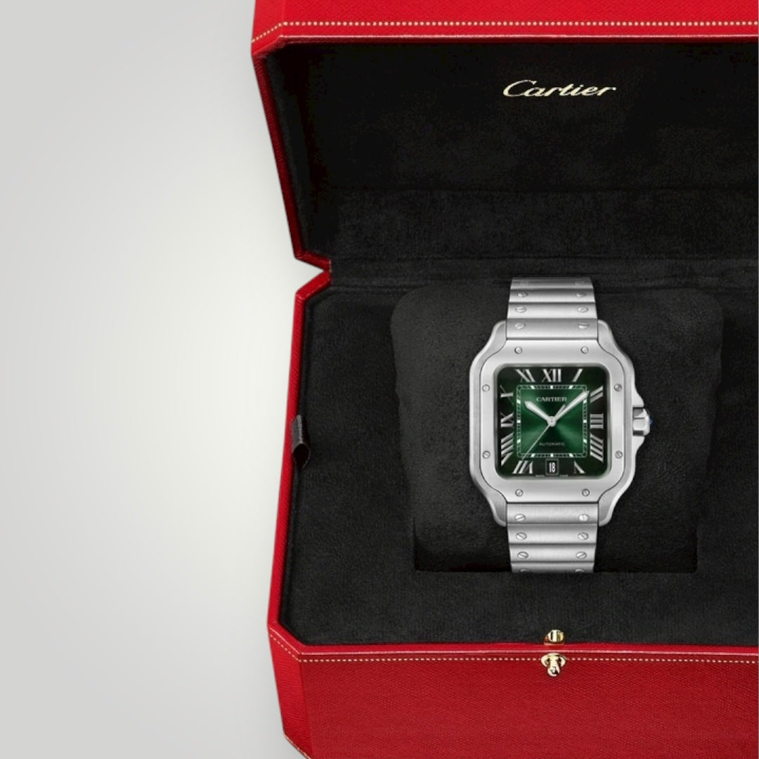 Cartier Santos Large WSSA0062 Graduated Green Dial ( 2025 )