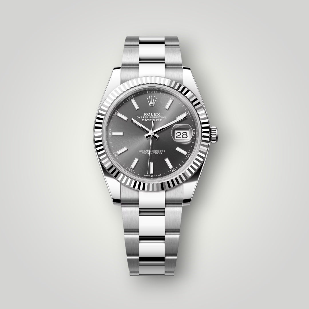 Rolex Datejust 41mm 126334 Rhodium Index Dial Oyster Bracelet ( 2025 )