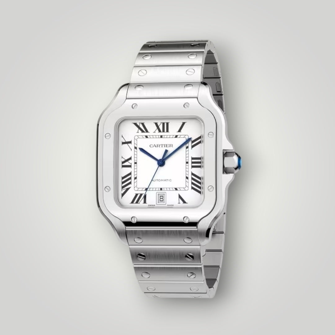 Cartier Santos Large WSSA0018 Silvered Opaline Dial ( 2025 )