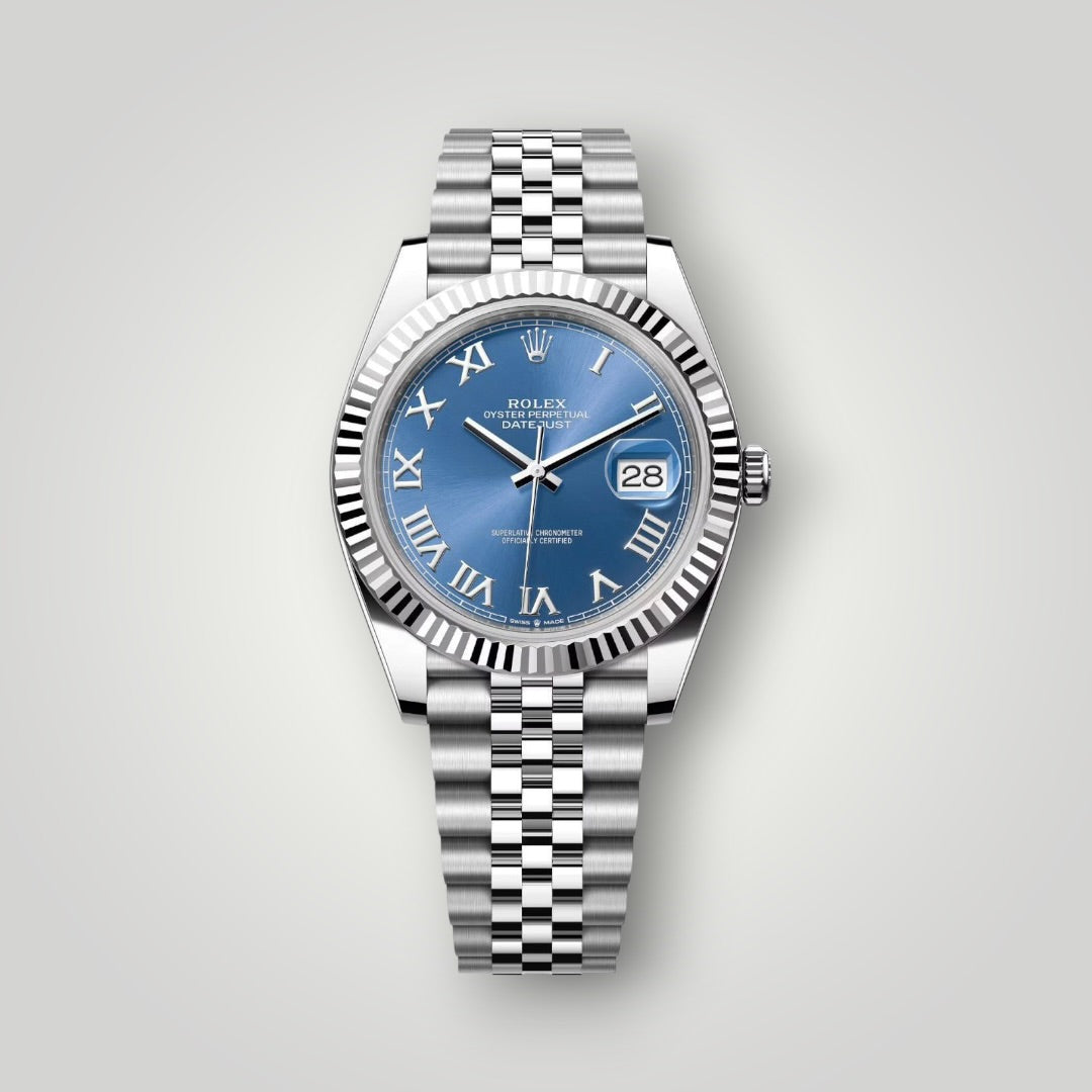 Rolex Datejust 41mm 126334 Blue Roman Dial Jubilee Bracelet ( 2025 )