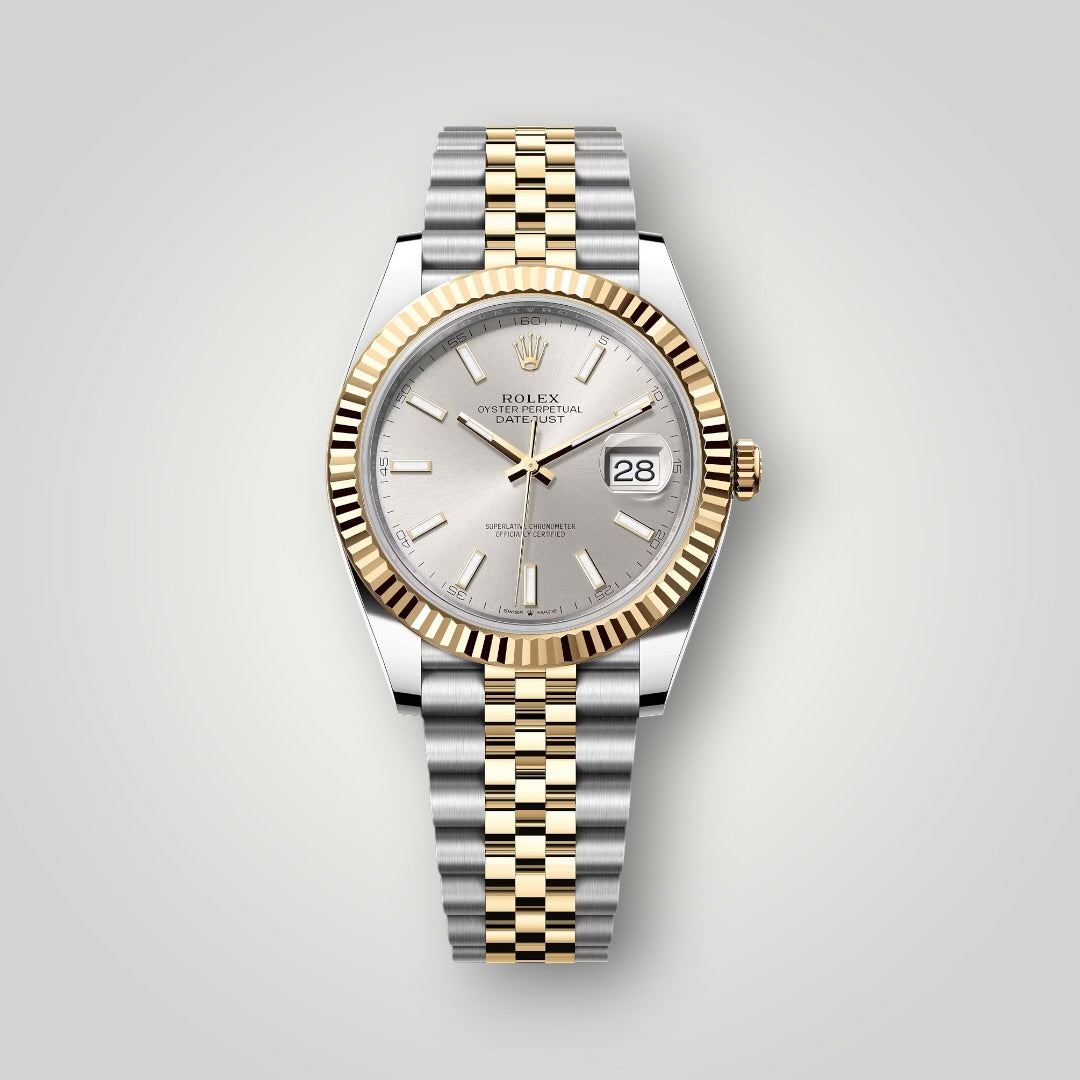 Rolex Datejust 41mm 126333 Steel and Yellow Gold Silver Index Dial Jubilee Bracelet ( 2026 )