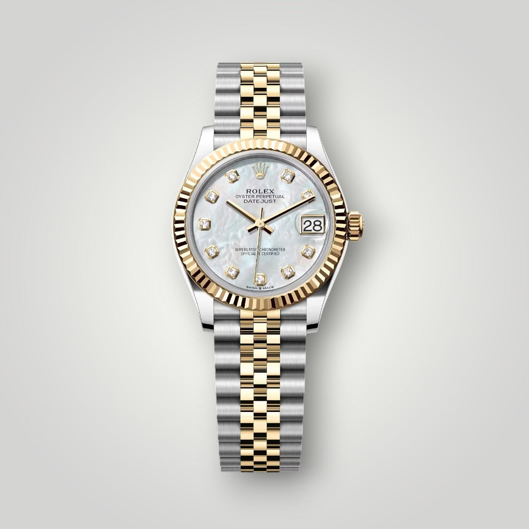 Rolex Lady Datejust 31mm 278273 Steel and Yellow Gold White Mother of Pearl Diamond Dial Jubilee Bracelet ( 2026 )