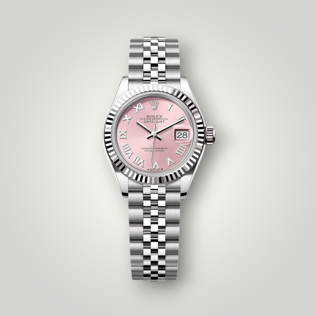 Rolex Lady Datejust 28mm 279174 Pink Roman Dial Jubilee Bracelet ( 2026 )