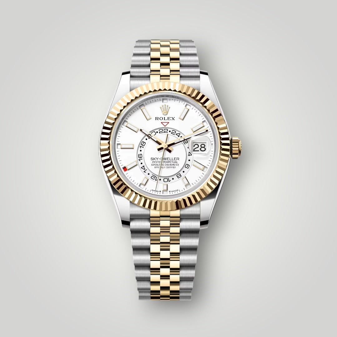 Rolex Sky Dweller 42mm 336933 Steel and Yellow Gold White Dial Jubilee Bracelet ( 2026 )
