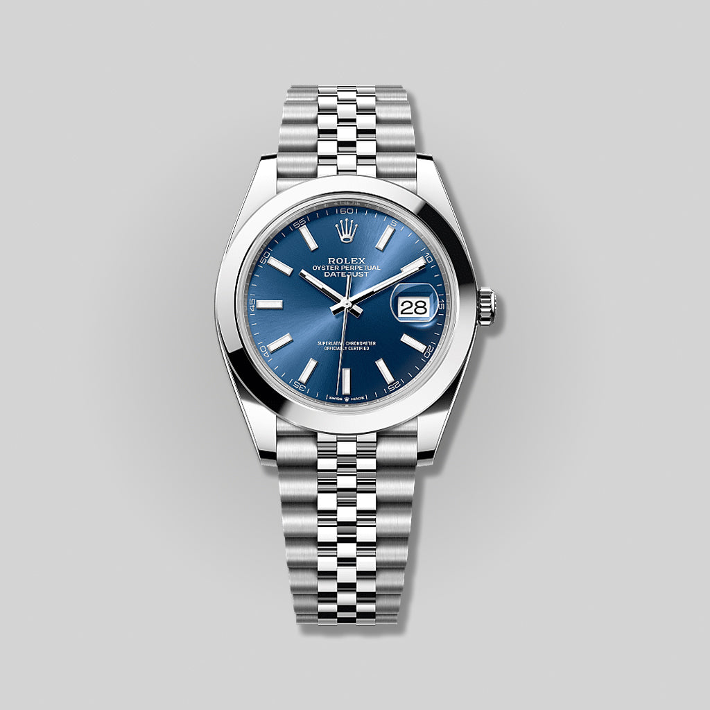 Rolex Datejust 41mm 126300 Blue Index Jubilee Bracelet ( 2025 )