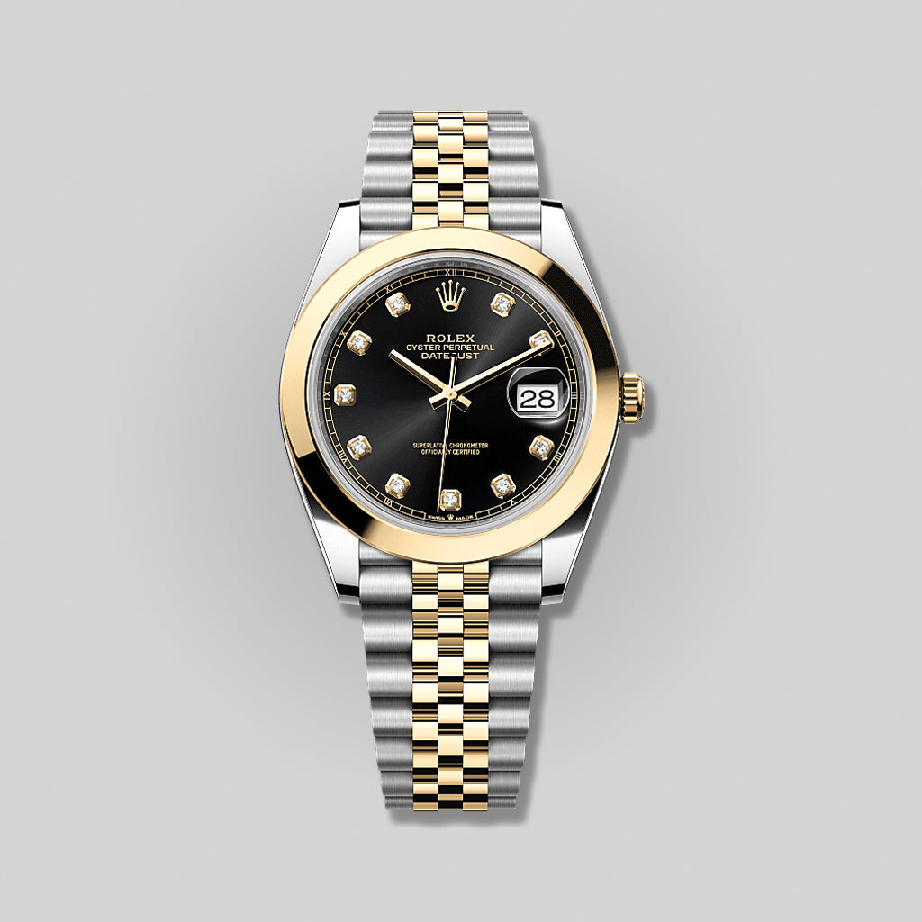 Rolex Datejust 41mm 126303 Black Diamond Dial Jubilee Bracelet ( 2024 )