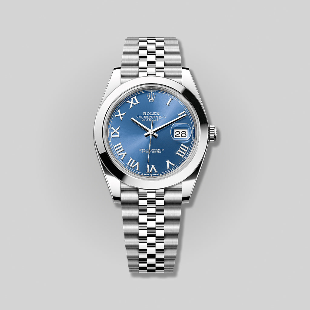 Rolex Datejust 41mm 126300 Blue Roman Jubilee Bracelet  ( 2025 )