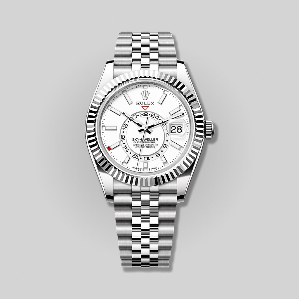 Rolex Sky Dweller 42mm 336934 White Dial Jubilee Bracelet ( 2025 )