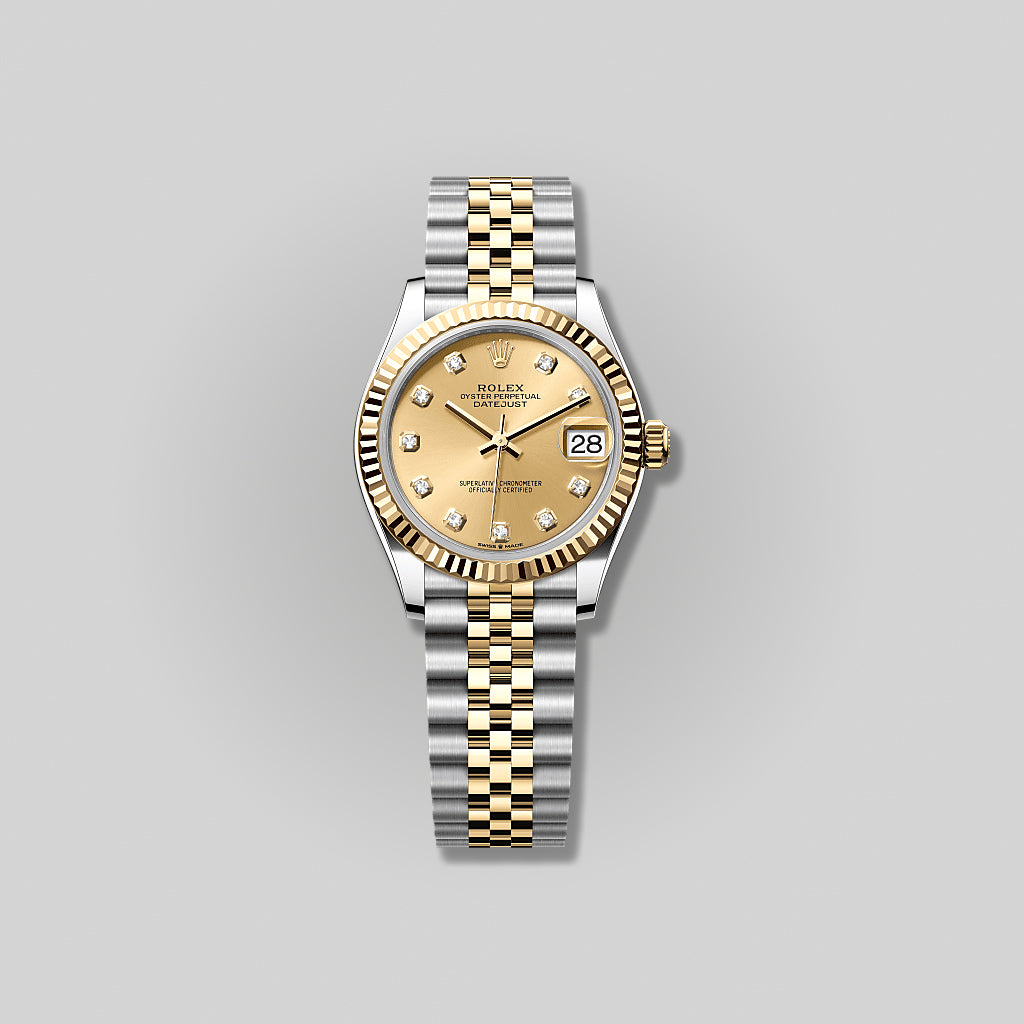 Rolex Lady Datejust 31mm 278273 Steel and Yellow Gold Champagne Diamonds Dial Jubilee Bracelet ( 2025 )