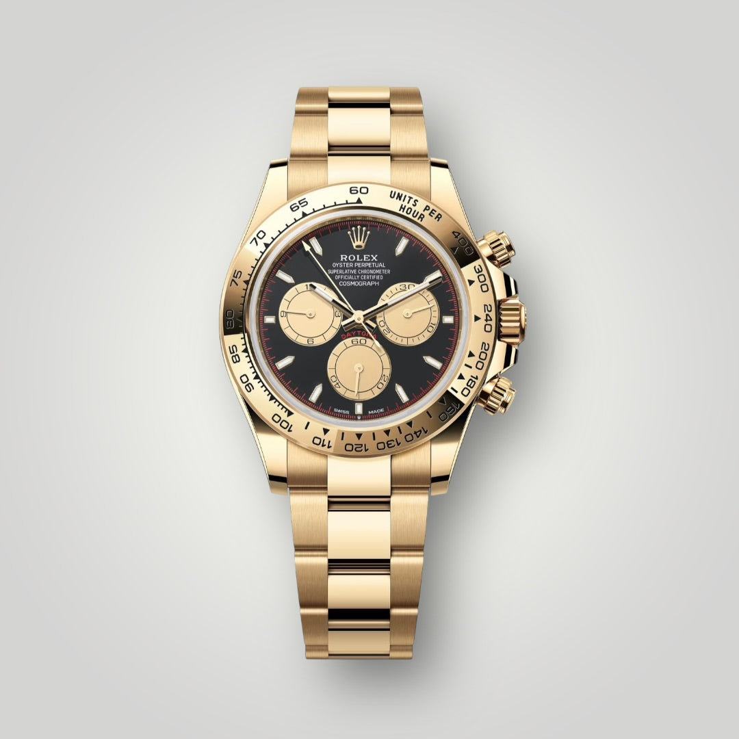 Rolex Daytona 126508 Yellow Gold Black And Champagne Index Dial ( 2025 )