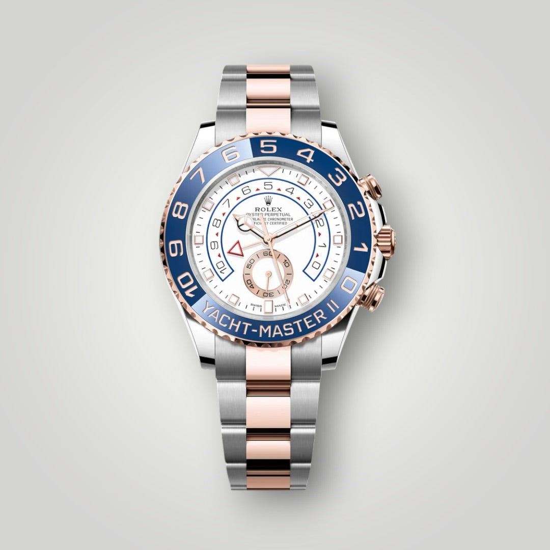 Rolex Yacht Master II 44mm Steel and Rose Gold 116681 White Dial ( 2023 )