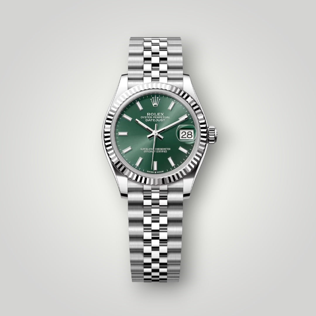 Rolex Lady Datejust 31mm 278274 Mint Green index Dial Jubilee Bracelet ( 2026 )
