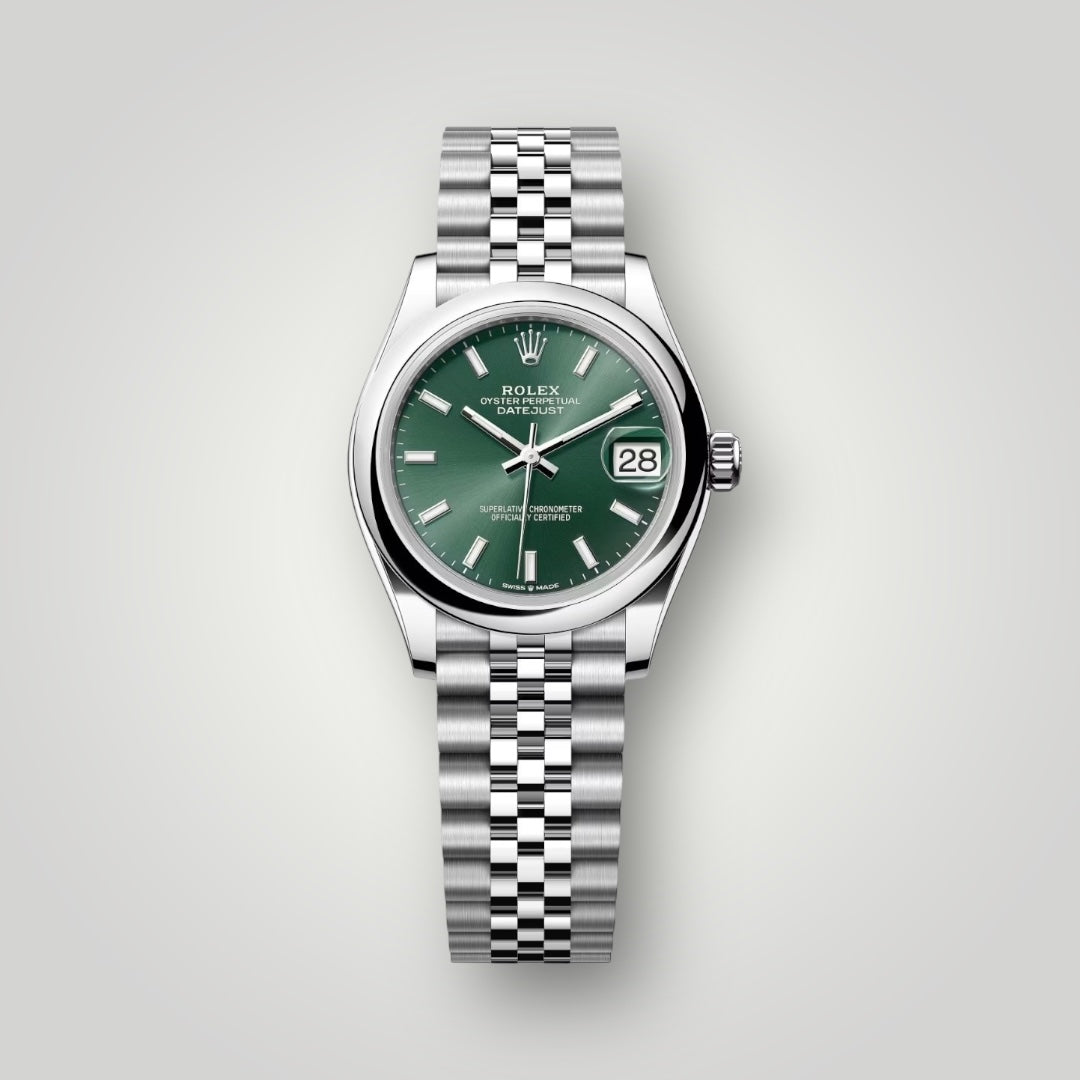 Rolex Lady Datejust 31mm 278240 Mint Green index Dial Jubilee Bracelet ( 2025 )
