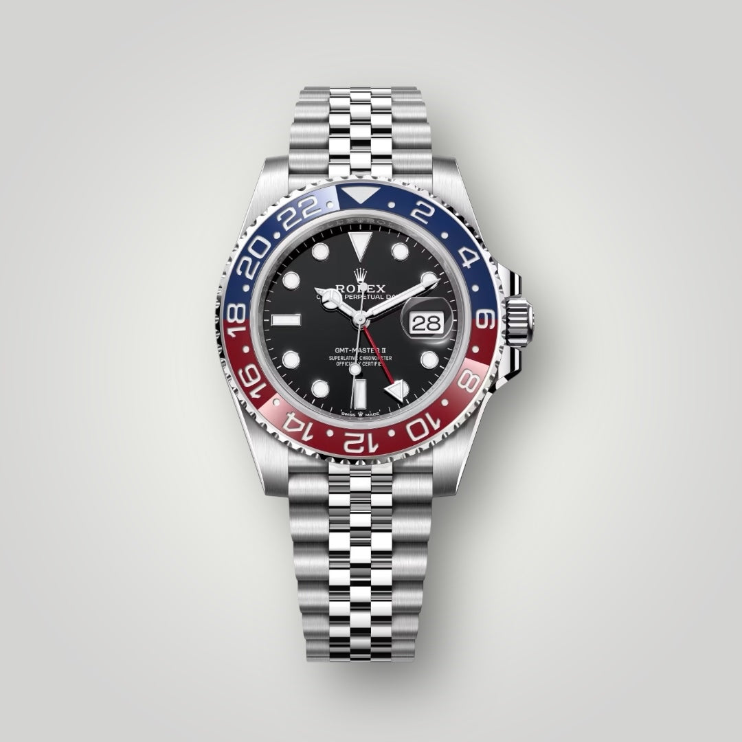 Rolex GMT Master II Pepsi 40mm 126710BLRO Pepsi Black Dial Jubilee Bracelet ( 2025 )