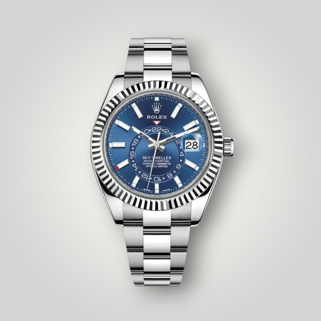 Rolex Sky Dweller 42mm 326934 Blue Dial Oyster Bracelet ( 2019 )