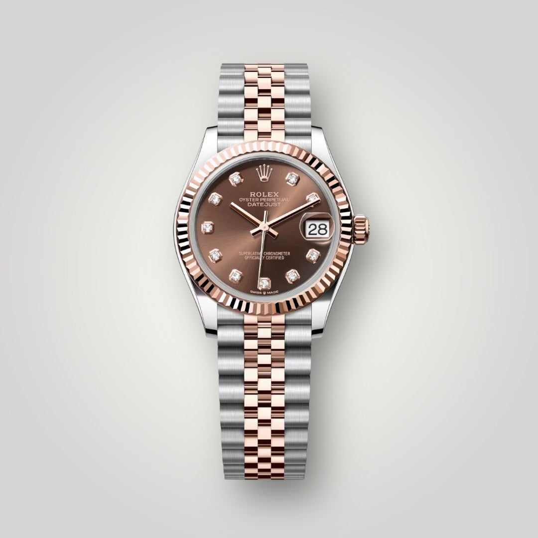 Rolex Lady Datejust 31mm 278271 Steel and Rose Gold Chocolate Diamond Dial Jubilee  Bracelet ( 2026 )