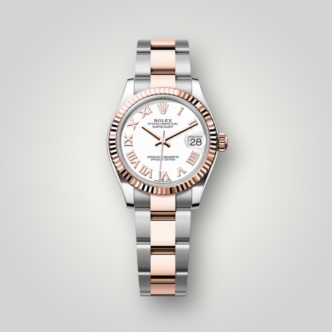 Rolex Lady Datejust 31mm 278271 Steel and Rose Gold White Roman Dial Oyster Bracelet ( 2024 )