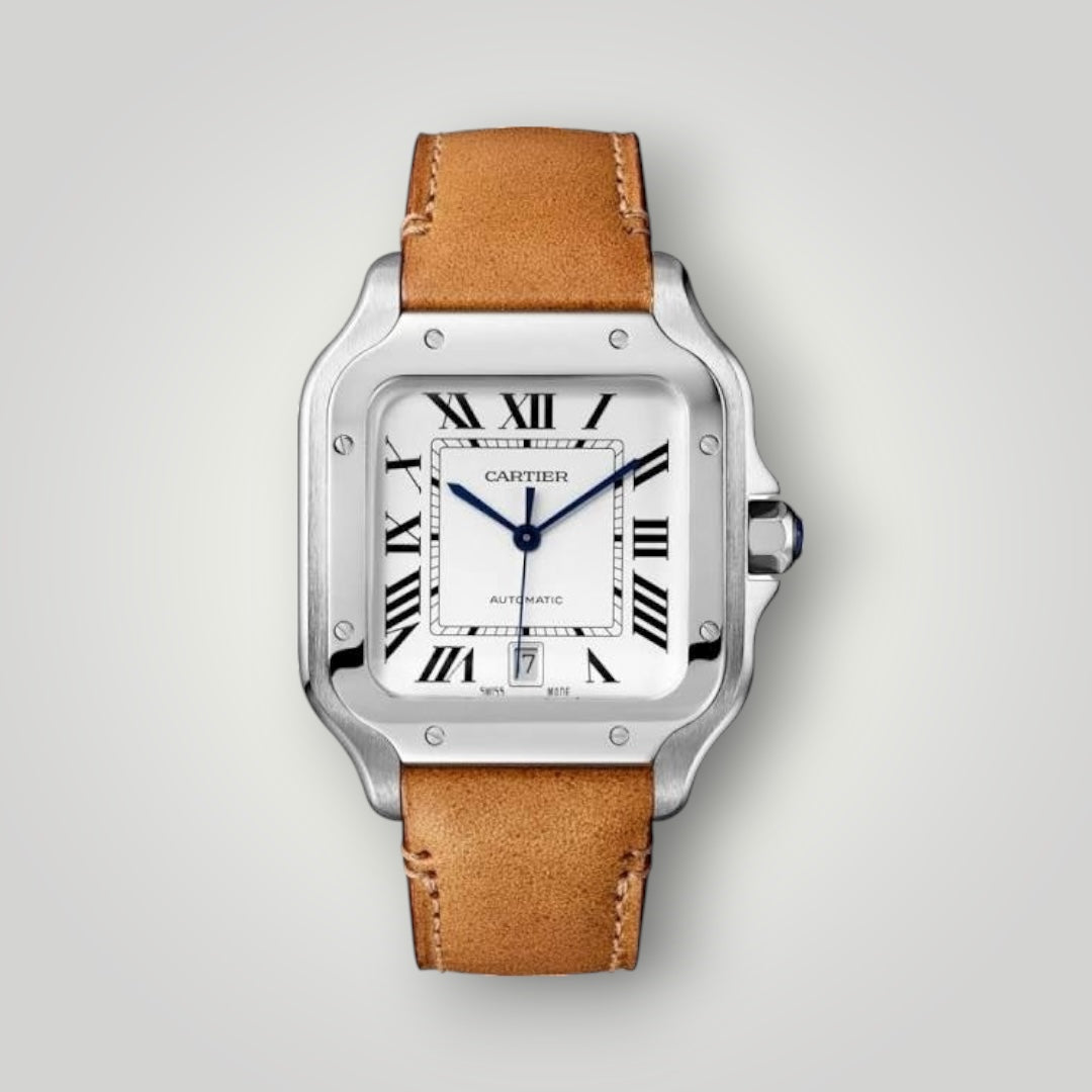 Cartier Santos Large WSSA0018 Silvered Opaline Dial ( 2025 )