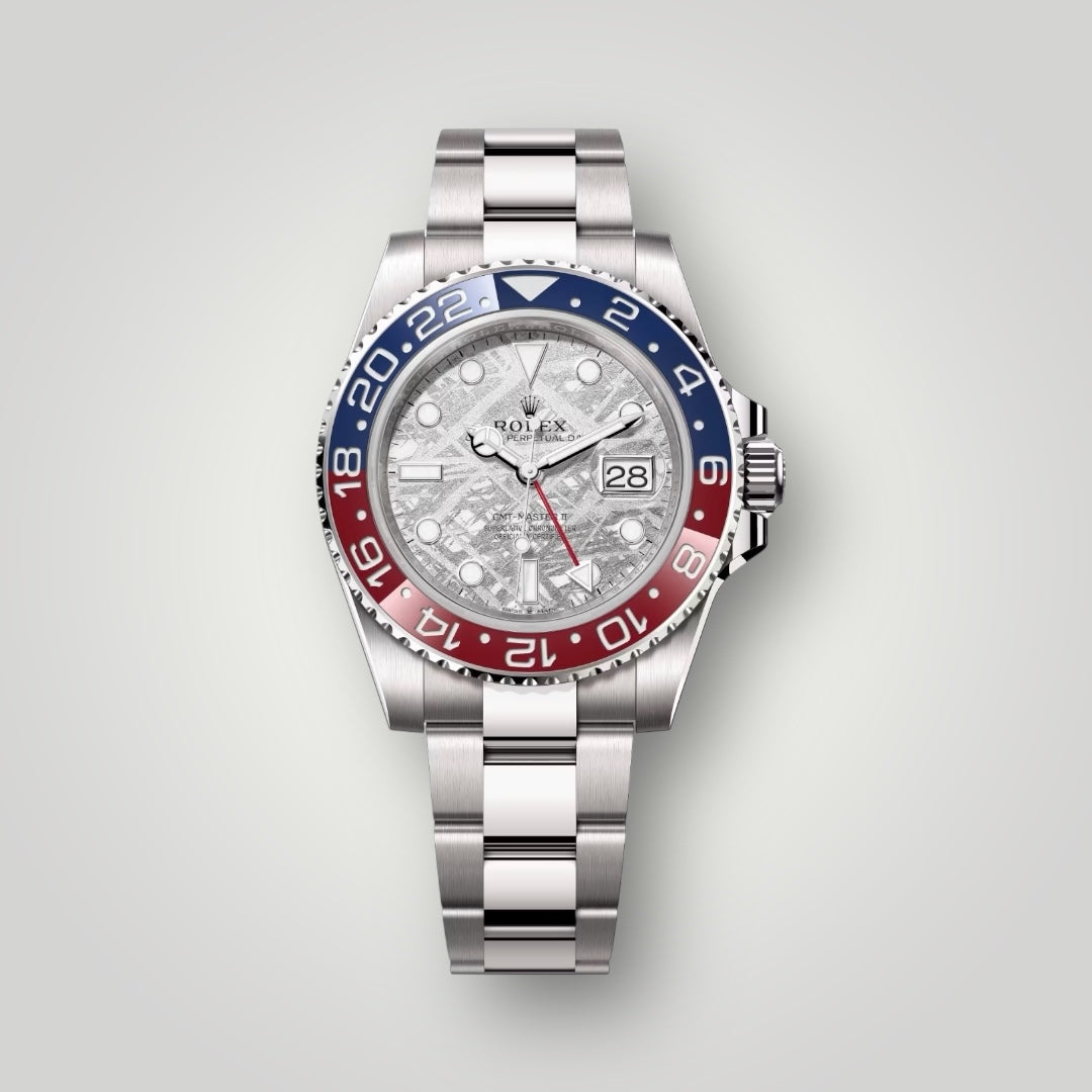 Rolex GMT Master II 126719BLRO Meteorite Dial White Gold Oyster Bracelet ( 2022 )