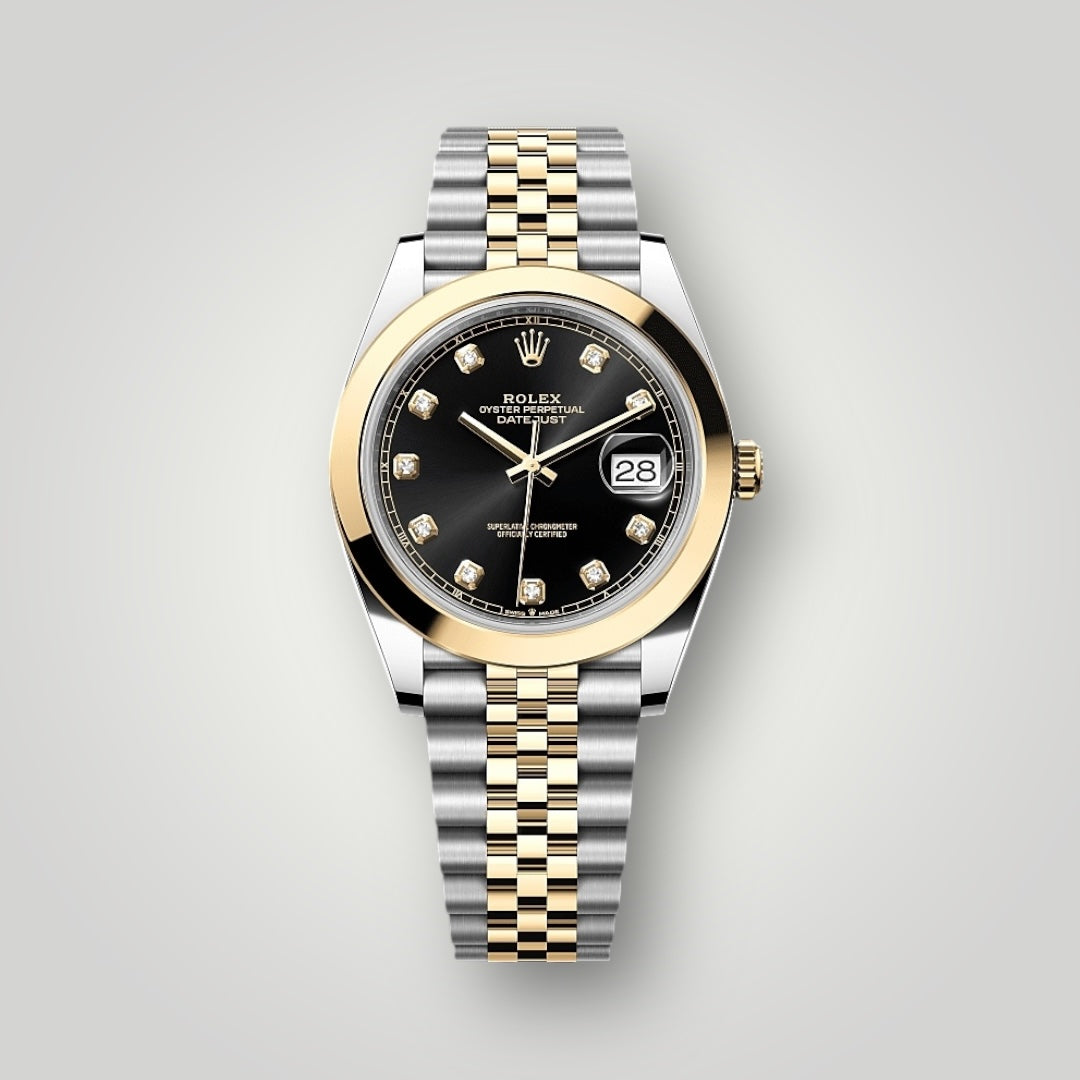 Rolex Datejust 41mm 126303 Black Diamond Dial Jubilee Bracelet ( 2024 )