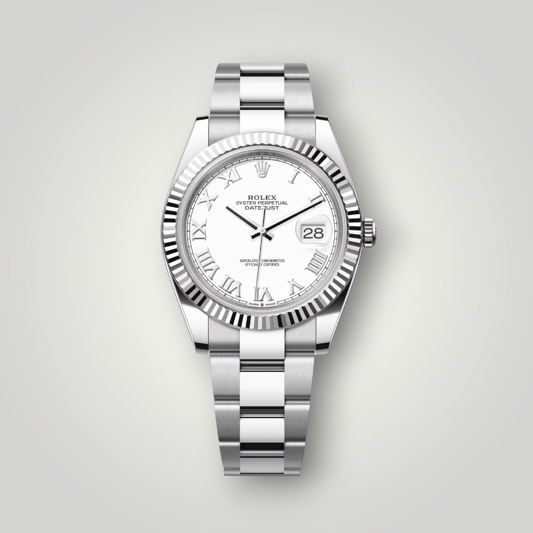 Rolex Datejust 41mm 126334 White Roman Oyster Bracelet ( 2025 )