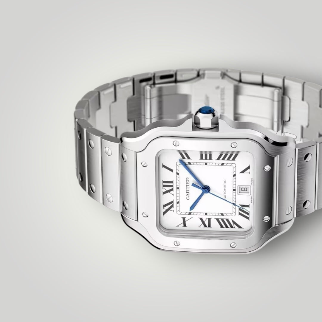 Cartier Santos Large WSSA0018 Silvered Opaline Dial ( 2025 )
