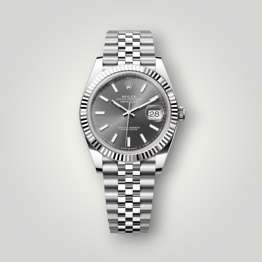 Rolex Datejust 41mm 126334 Rhodium Index Dial Jubilee Bracelet ( 2025 )