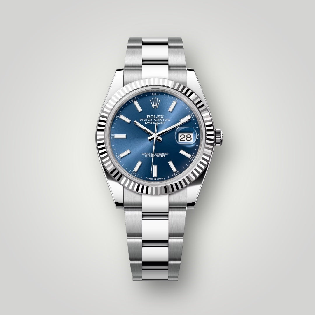 Rolex Datejust 41mm 126334 Blue Index Dial Oyster Bracelet ( 2025 )