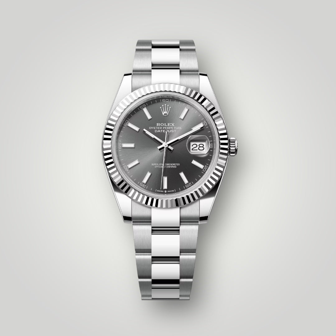 Rolex Datejust 41mm 126334 Rhodium Index Dial Oyster Bracelet ( 2025 )