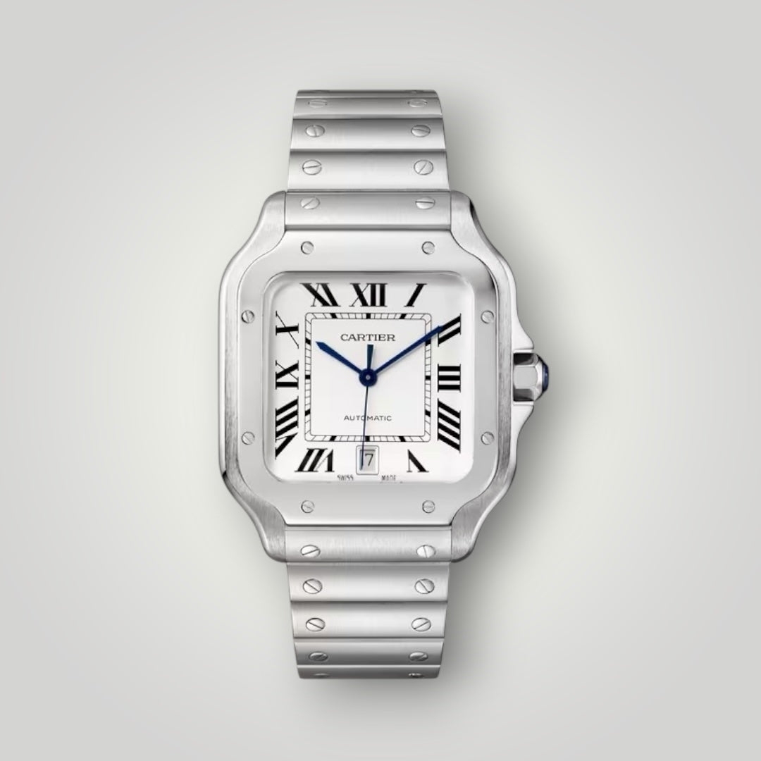 Cartier Santos Large WSSA0018 Silvered Opaline Dial ( 2025 )