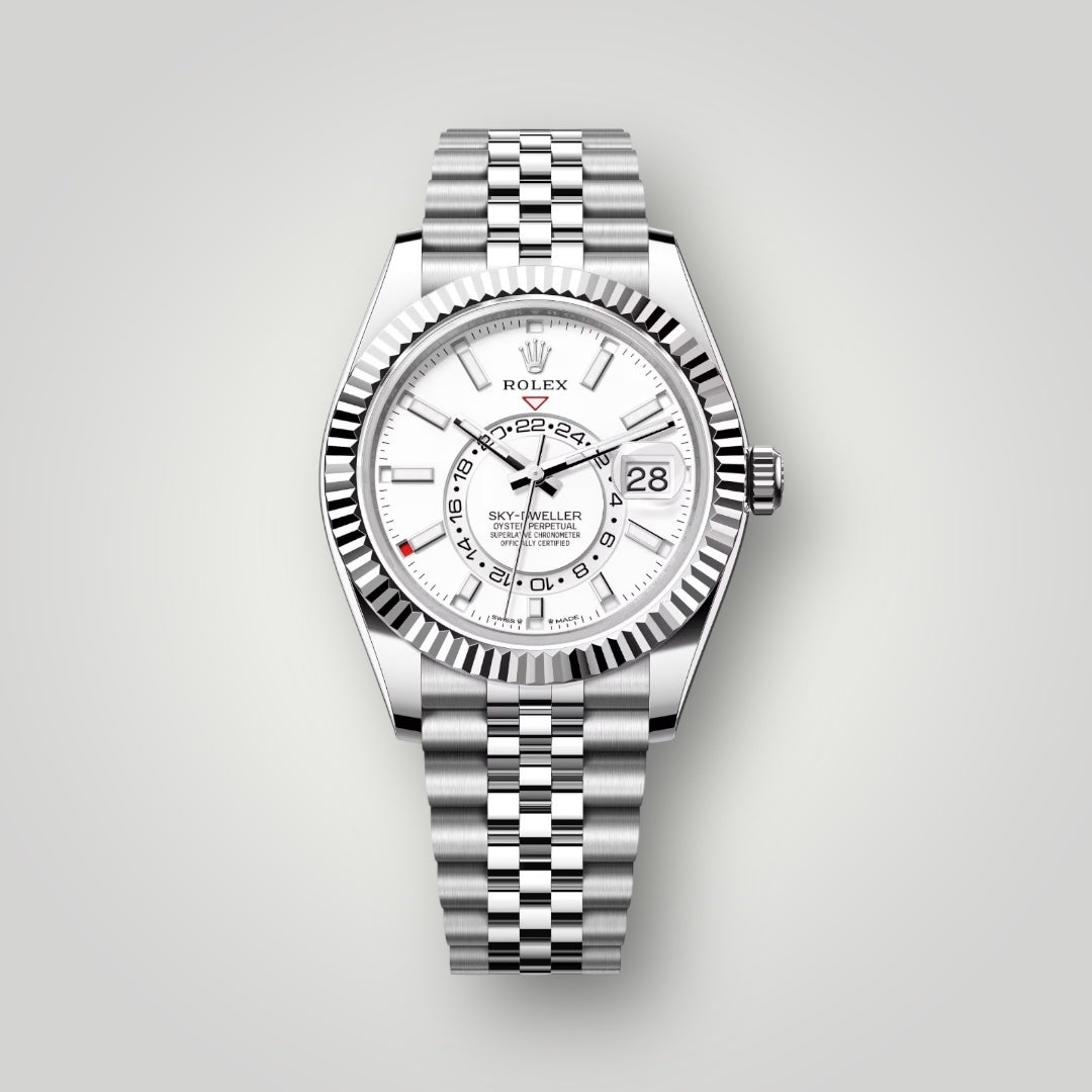 Rolex Sky Dweller 42mm 336934 White Dial Jubilee Bracelet ( 2025 )