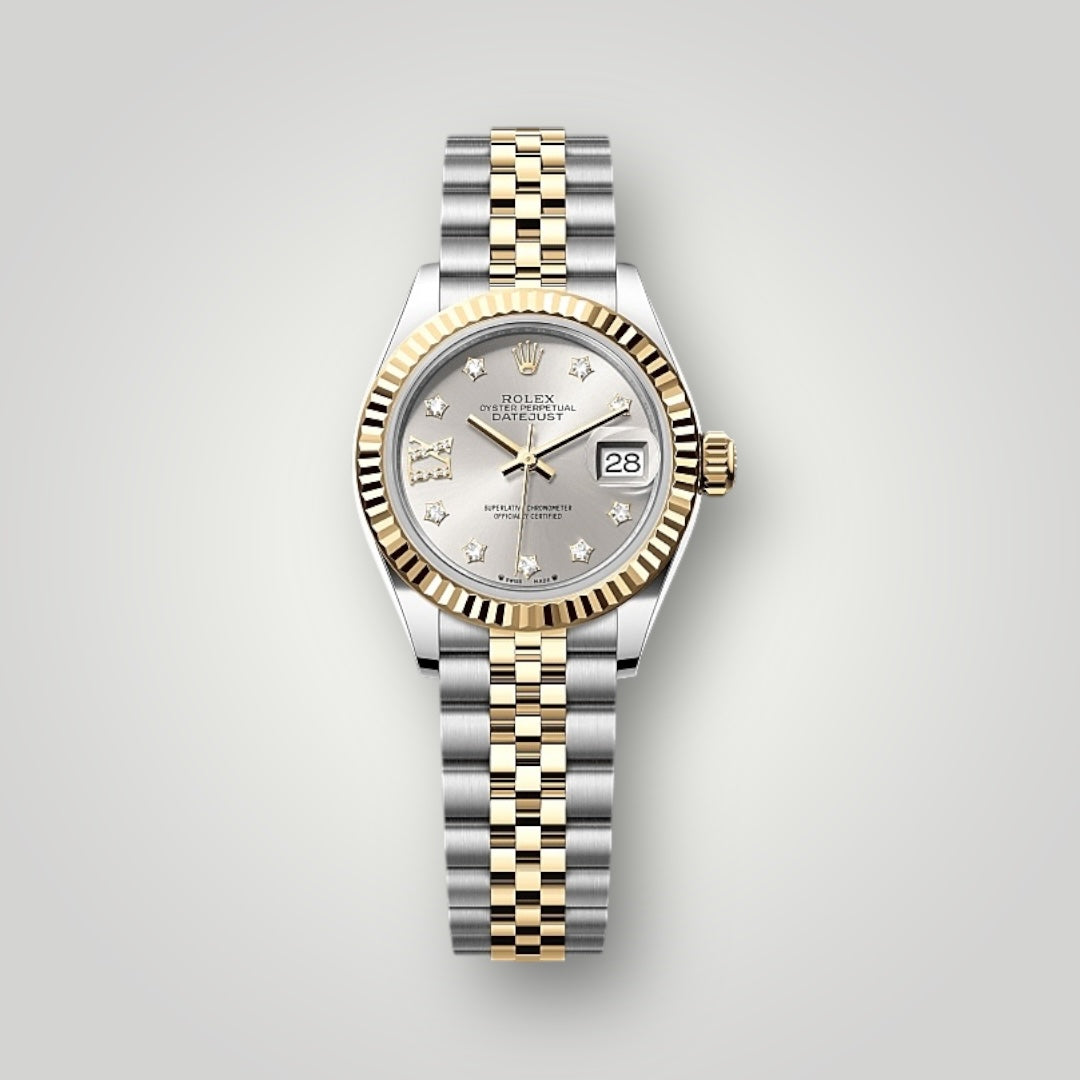 Rolex Lady Datejust 28mm 279173 Steel and Yellow Gold Silver Diamond Star Dial ( 2025 )