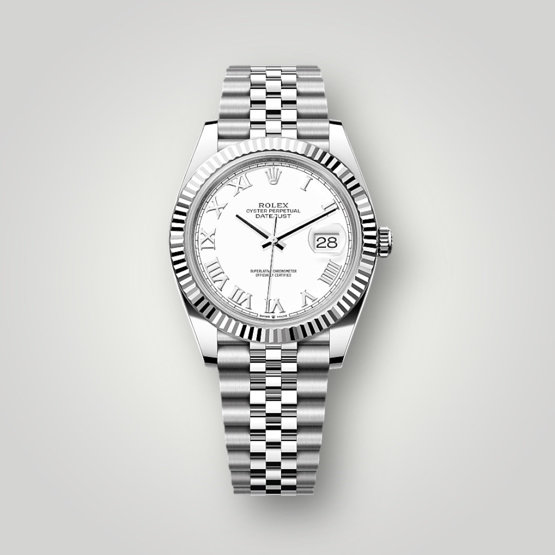 Rolex Datejust 41mm 126334 White Roman Jubilee Bracelet ( 2025 )