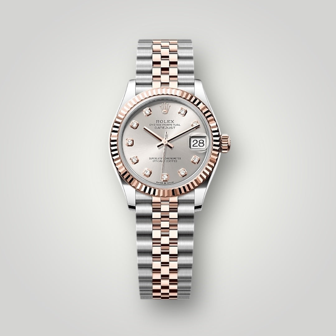 Rolex Lady Datejust 31mm 278271 Steel and Rose Gold Silver Diamond Dial Jubilee Bracelet ( 2025 )