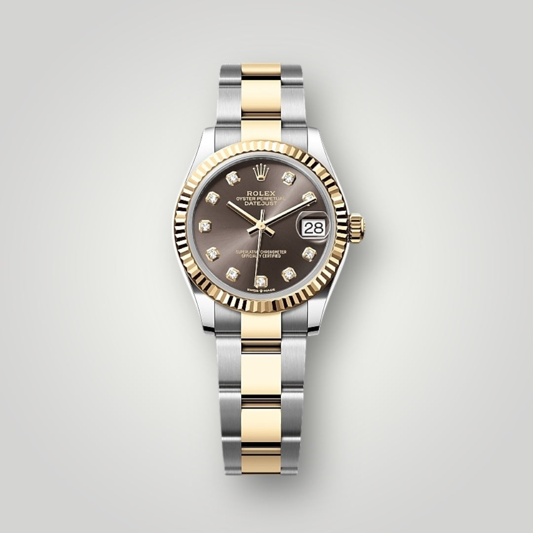 Rolex Lady Datejust 31mm 278273 Steel and Yellow Gold Dark Grey Diamond Dial Oyster Bracelet ( 2025 )
