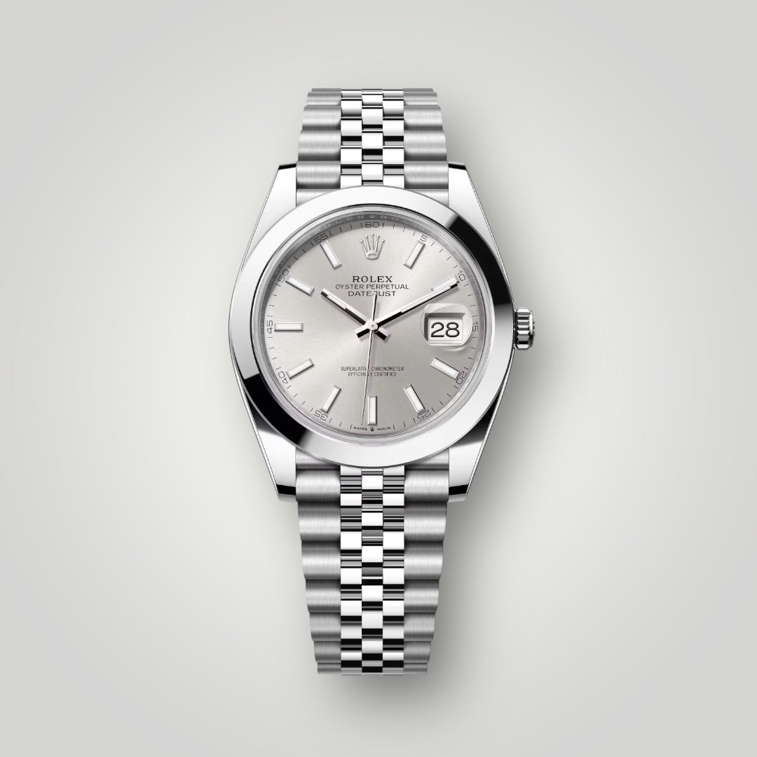 Rolex Datejust 41mm 126300 Mint Silver Index Dial Jubilee Bracelet ( 2025 )
