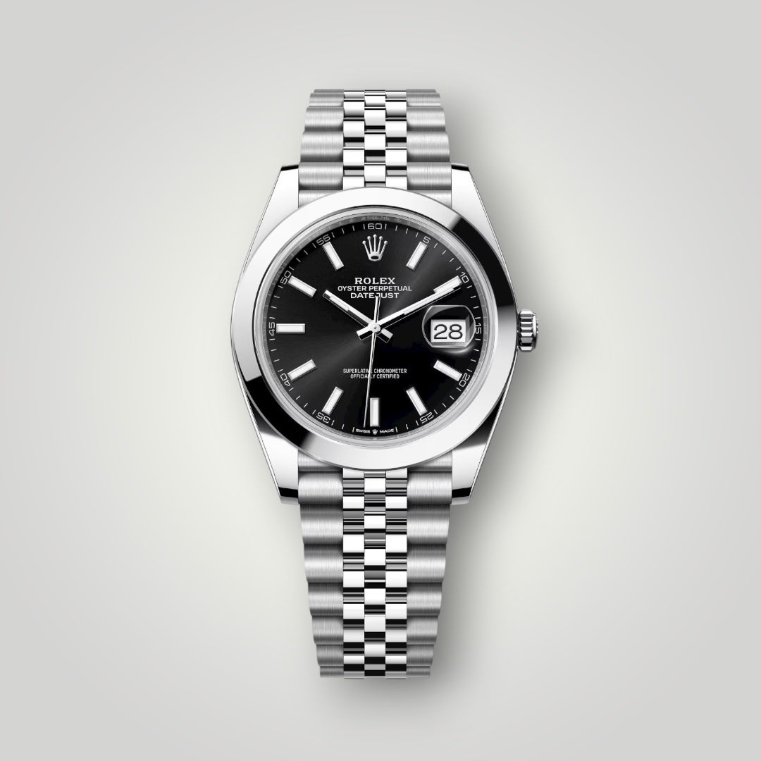 Rolex Datejust 41mm 126300 Black Index Dial Jubilee Bracelet ( 2025 )