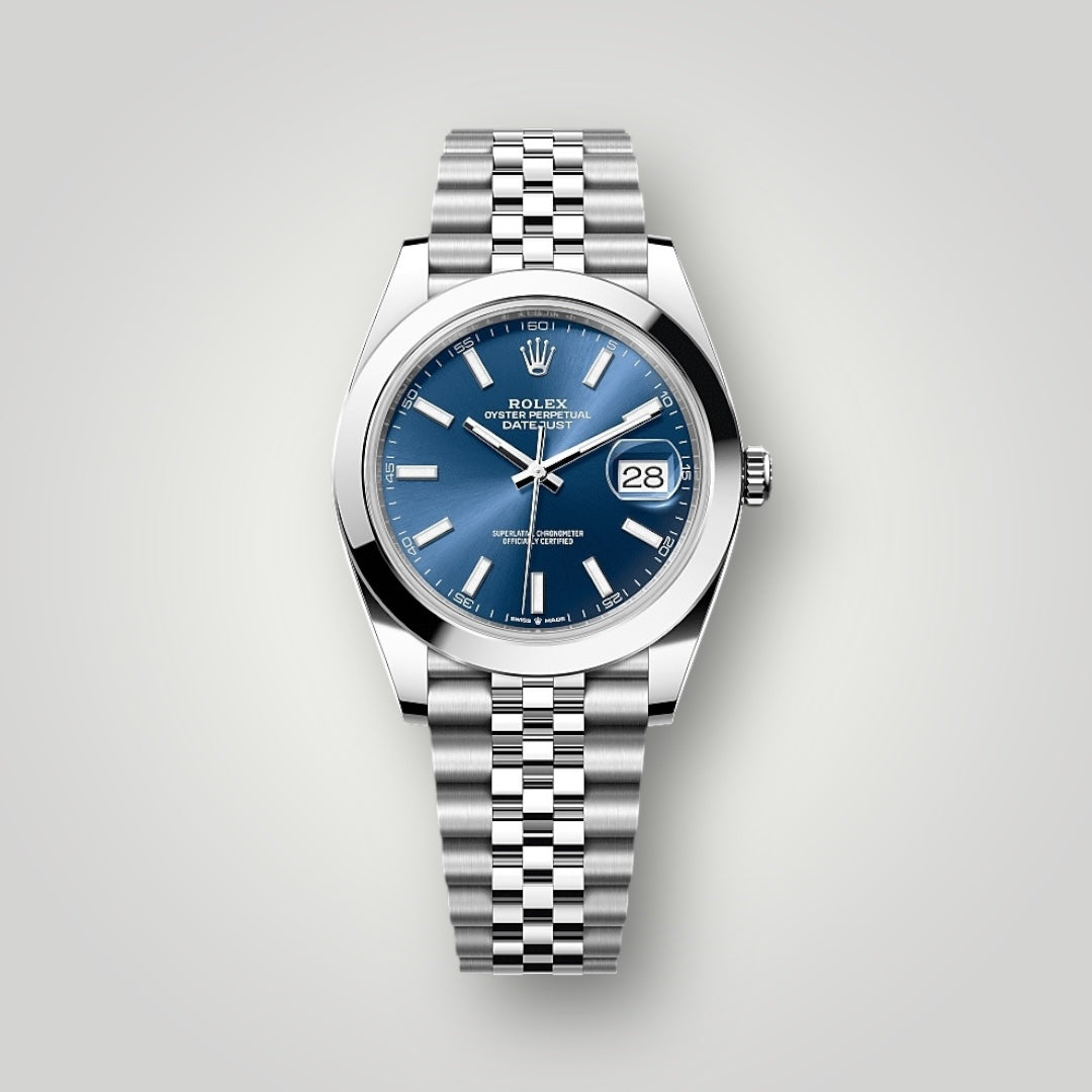 Rolex Datejust 41mm 126300 Blue Index Jubilee Bracelet ( 2025 )