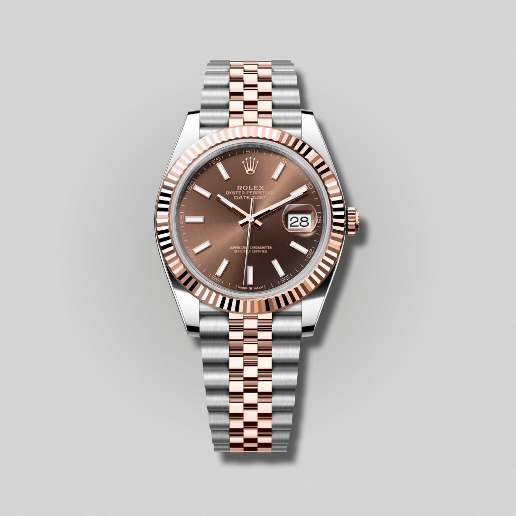 Rolex Datejust Chocolate 41mm 126331 Steel and Rose Gold Chocolate Dial Jubilee Bracelet ( 2022 )