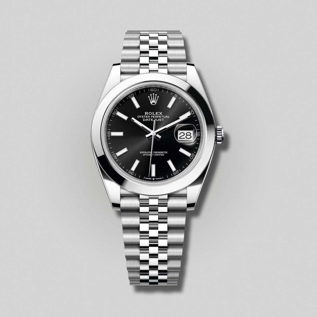 Rolex Datejust 41mm 126300 Black Index Dial Jubilee Bracelet ( 2025 )