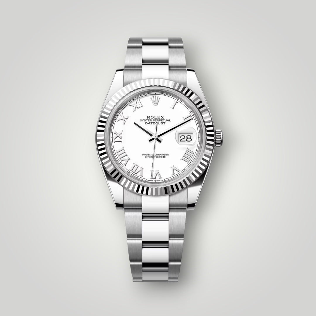 Rolex Datejust 41mm 126334 White Roman Oyster Bracelet ( 2025 )
