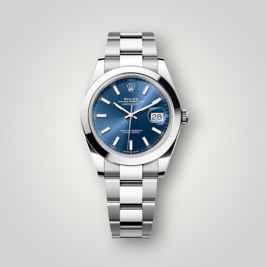 Rolex Datejust 41mm 126300 Blue Index Dial Oyster Bracelet ( 2026 )