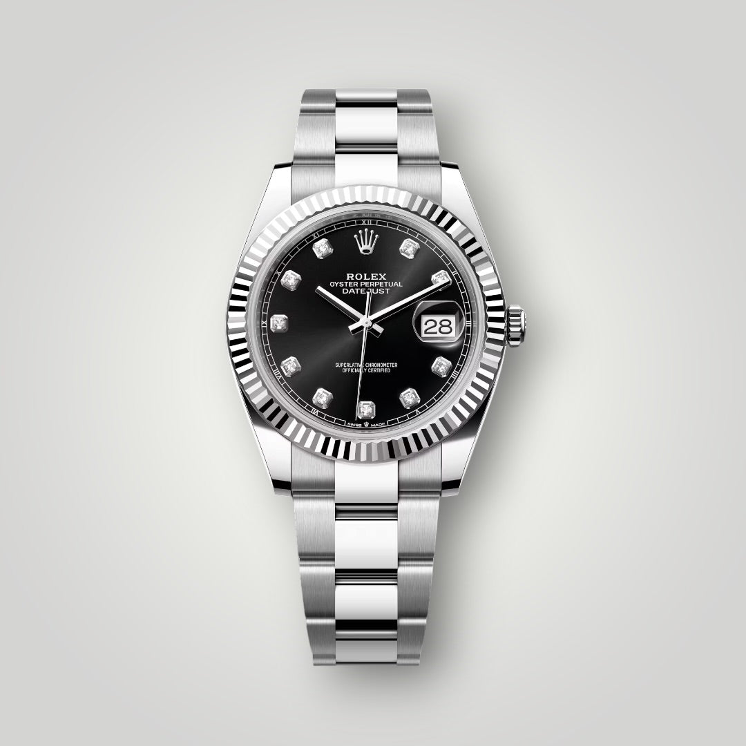 Rolex Datejust 41mm 126334 Black Diamond Dial Oyster Bracelet ( 2026 )