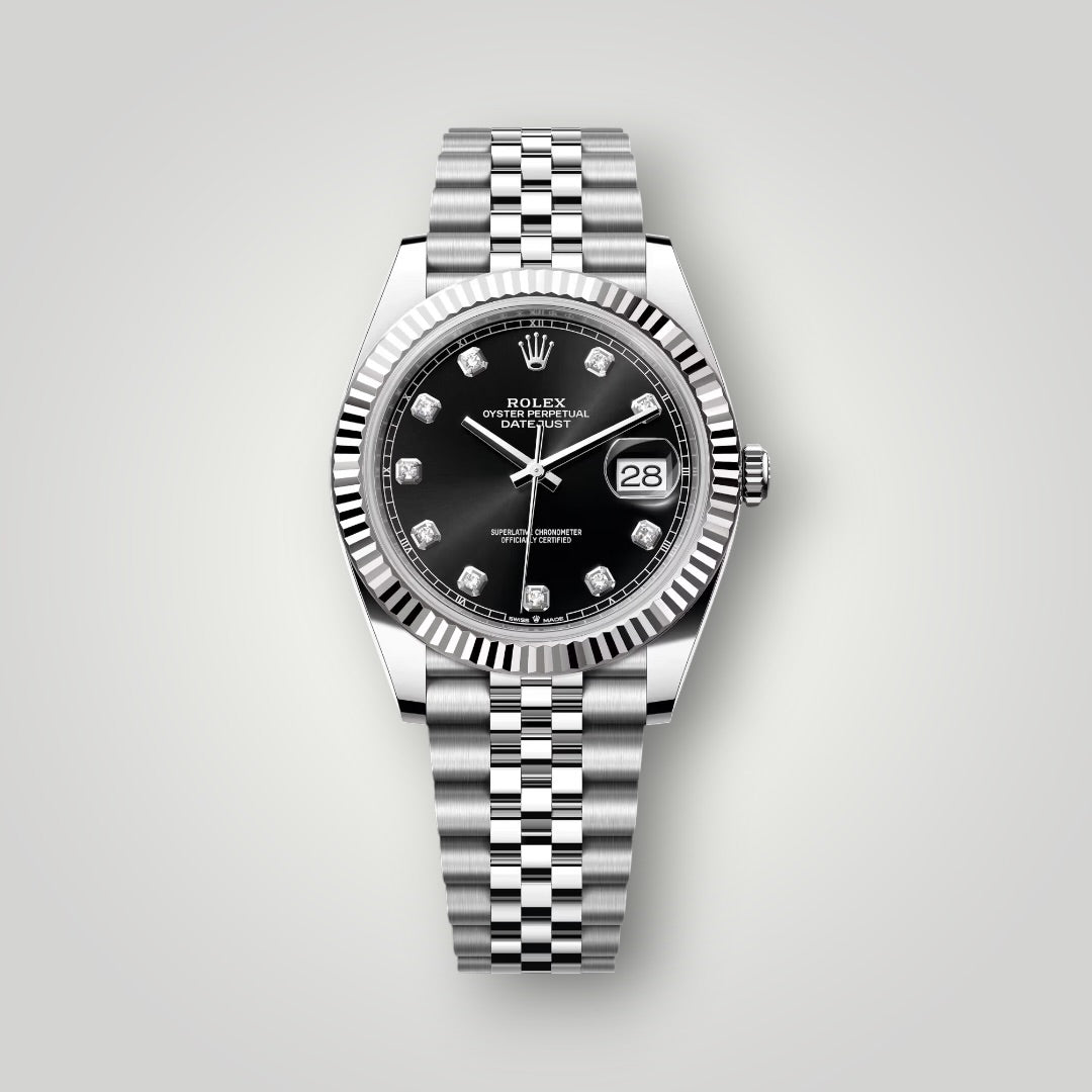 Rolex Datejust 41mm 126334 Black Diamond Dial Jubilee Bracelet ( 2026 )