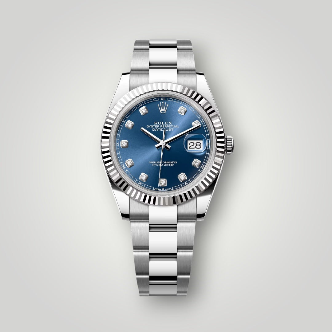 Rolex Datejust 41mm 126334 Blue Diamond Dial Oyster Bracelet ( 2026 )