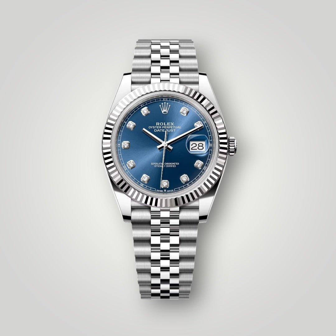 Rolex Datejust 41mm 126334 Blue Diamond Dial Jubilee Bracelet ( 2026 )