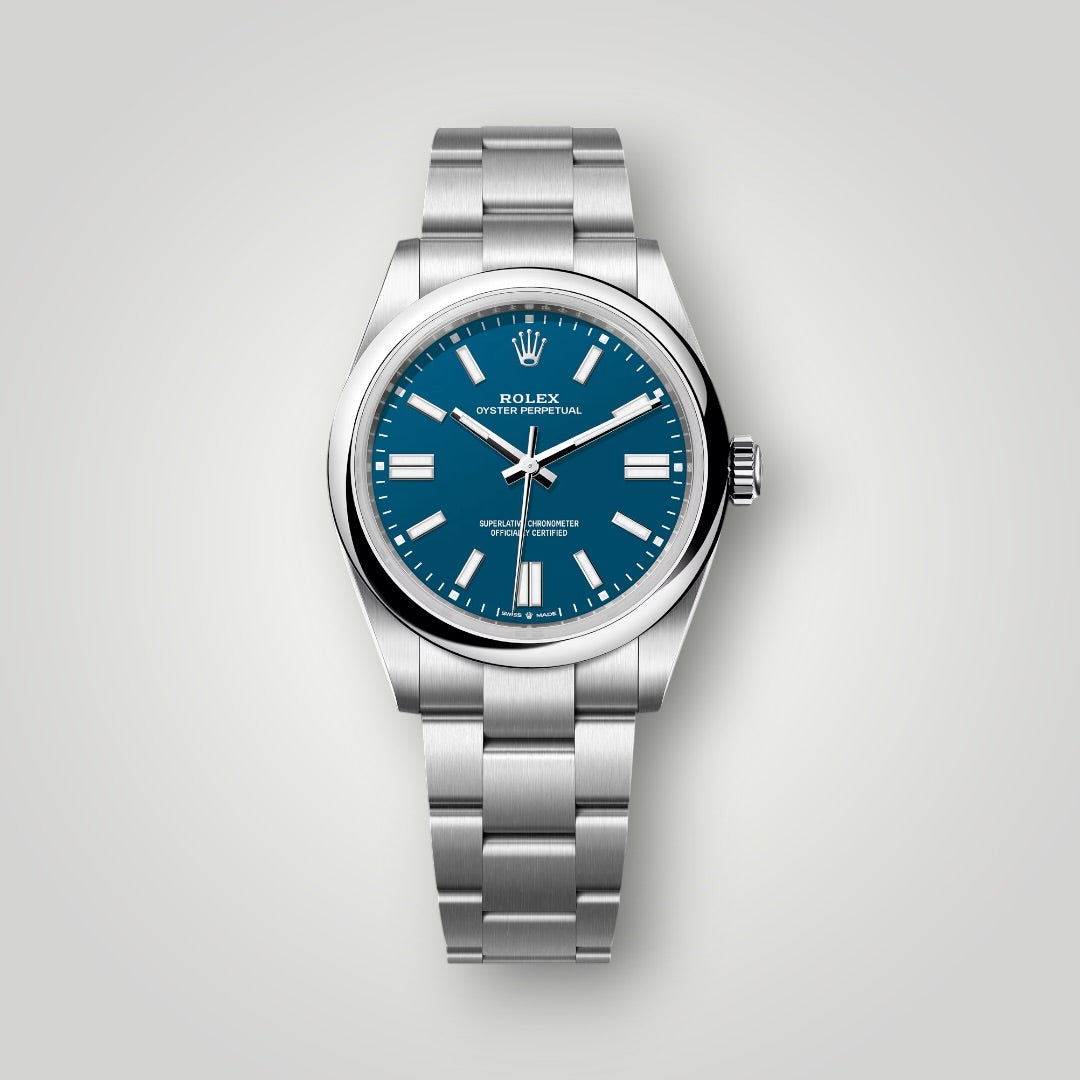 Rolex Oyster Perpetual 41mm 134300 Med Blue Dial ( 2026 )